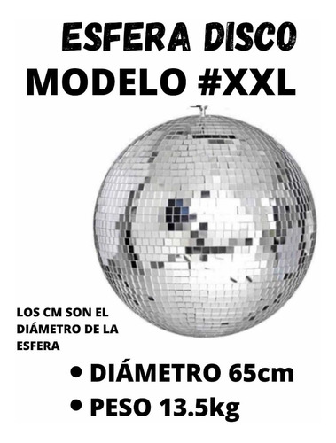 Esfera Disco 65 Cms Con Motor