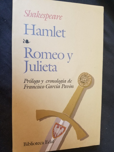 Hamlet / Romeo Y Julieta William Shakespeare Teatro Edaf