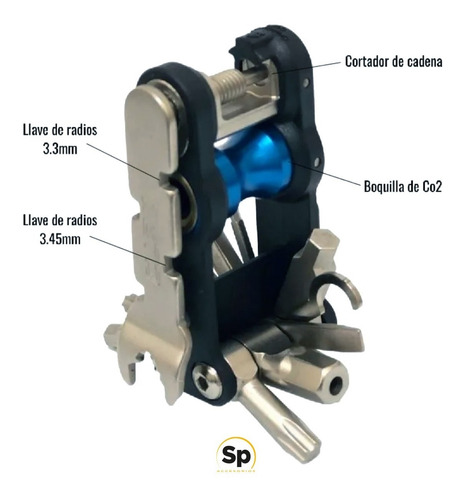 Multi Herramienta Beto Con Adaptador De Co2 Envío Gratis
