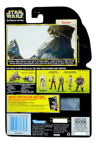 Star Wars Power Of The Force Frame Garindan Detalle