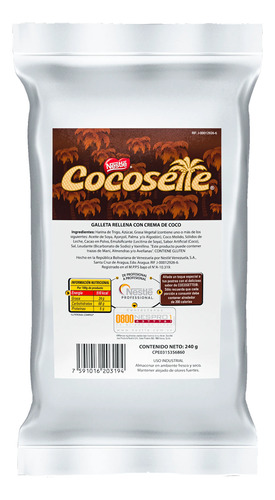 Troceados Galleta Cocosette Nestle 240gr