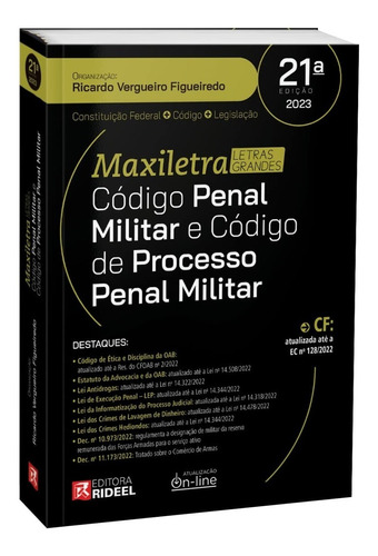 Código Penal Militar E C P P M - Ultima Edição