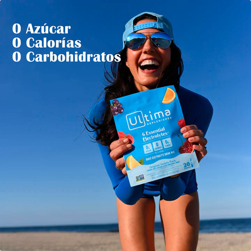 Electrolitos Sin Azucar Ultima Replenisher Polvo 20 Sobres