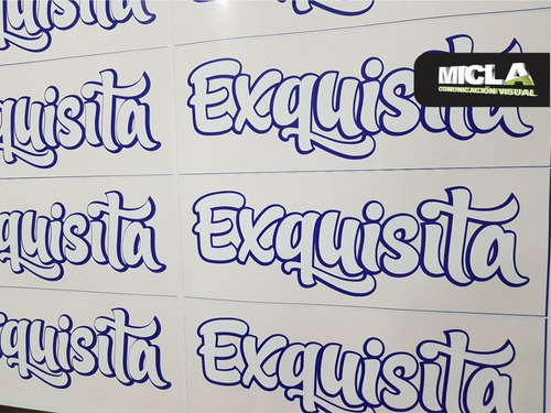 500 Stickers 4 Cm Etiquetas Vinilo Autoadhesivas Troquel..