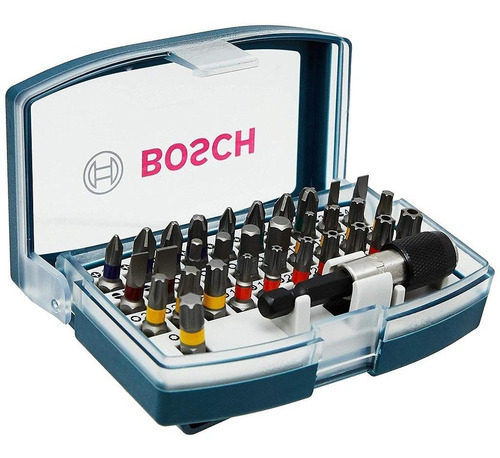 Juego De Puntas P/atornillador En Set De 32 Piezas Bosch