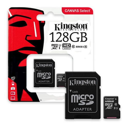 Imagen 1 de 4 de Tarjeta Microsd 128gb Kingston