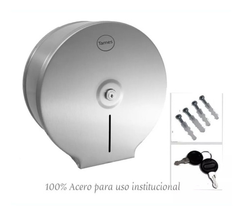 Kit 2 Dispensadores De Papel Higiénico, De Acero Inoxidable