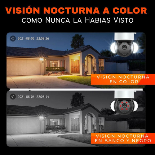 Imagen 4 de 10 de Cámara Ip Domo Wifi Inteligente Ultrahd-motorizada Onvif Ptz