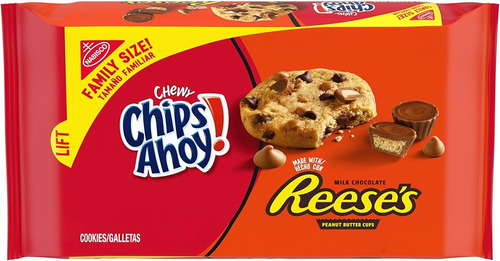 Galletas Chips Ahoy Reeses Suave Importadas 403g Family Size