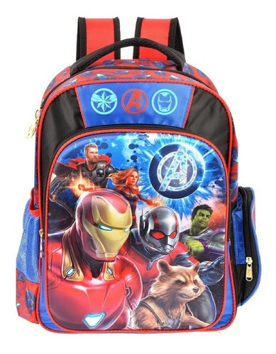 Mochila Primaria Avengers 155402 Color Azul