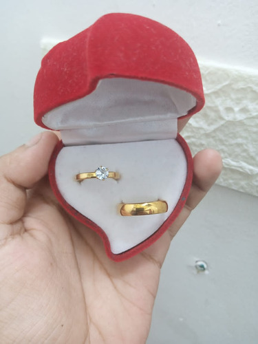 Anillo Para Parejas, Novios, Promesa, Compromiso 