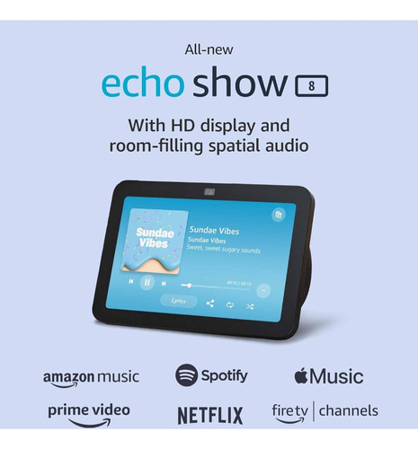 Echo Show 8 (3ra Gen, 2023 ) Amazon Alexa 