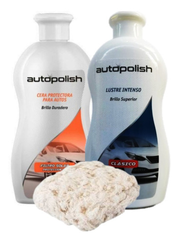 Autopolish Clasico + Estopa + Autocera Colorin 450 Ml Detail
