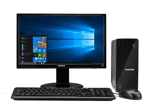 Monitor + Cpu Positivo Dual Core 4gb Hd 500gb - Promoção