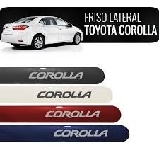 Friso Lateral Toyota Corolla Branco Perola Metalico Original