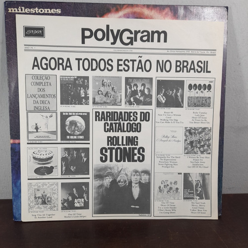 Imagem 3 de 8 de Vinil Lp Rolling Stones Milestone Com Encarte