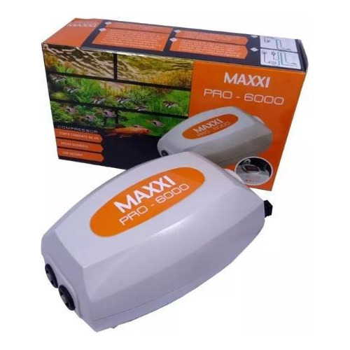 Compressor Maxxi Power Pro-6000 3w/5w - 220v Aquário 200l