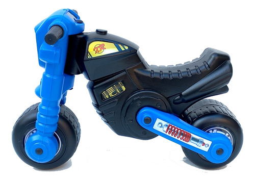 Moto Andarin Pata Pata Xr Motito Infantil Ruedas Grandes Azul