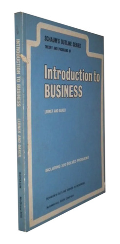 Introduction To Business Shaum's Outline Joel Lern Livro (