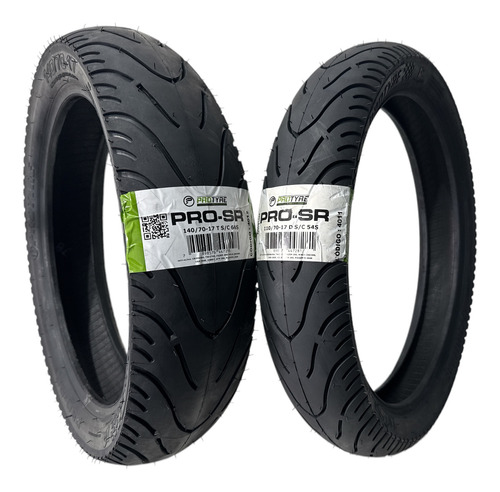 Par Pneu 140/70-17 E 110/70-17 Cb300 Twister Fazer Ninja