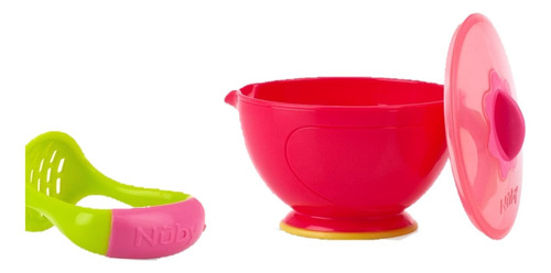 Nuby Machacador De Papillas Para Bebé Calienta Muele