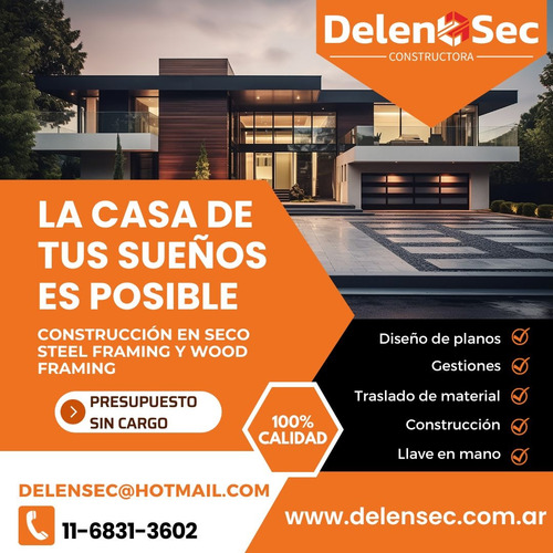 Steel Framing Construcción En Seco - X M2 Llave En Mano