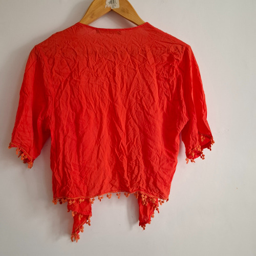 Saco Torerita Cuesta Blanca Capita Talle M Naranja M (Usado)