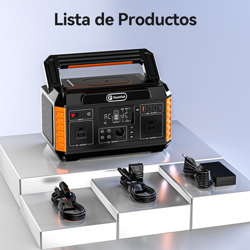 Flashfish P60 Portátil Solar Generador Electrico 520wh/500w