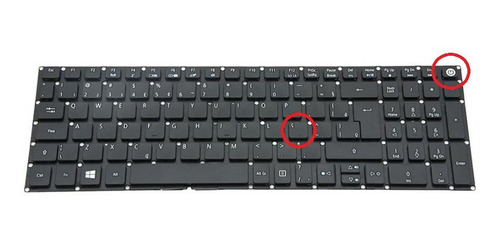 Teclado Para Notebook Acer Aspire A515-51-56k6 A515-51-55qd