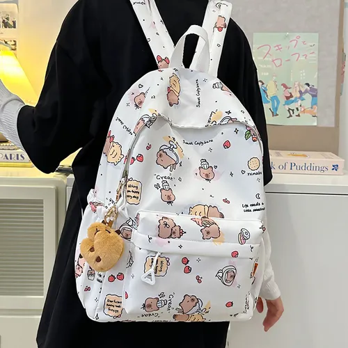 Bonito Bolso De Hombro Kappi Barra Estampado Cartoon Girl He