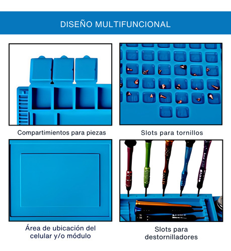 Set Herramientas 115pcs + Pegamento B7000 110ml + Manta Anti