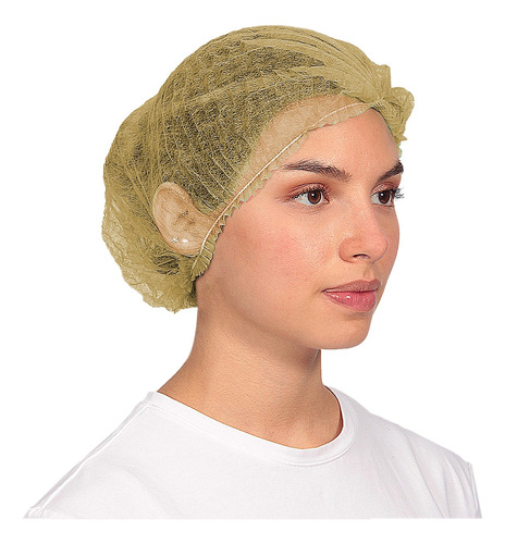 Gorro / Cofias Desechable Blanca Cleancarrier ( 100 Unid)