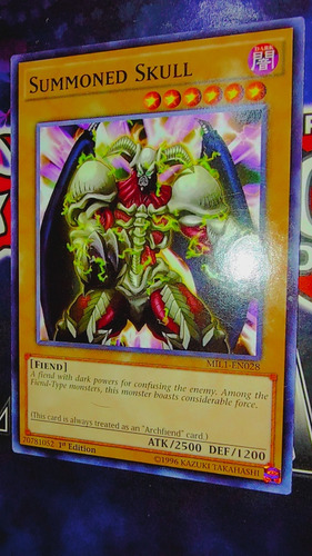 Yugioh! Summoned Skull Común Mil1-en028 1st Edition (Usado)