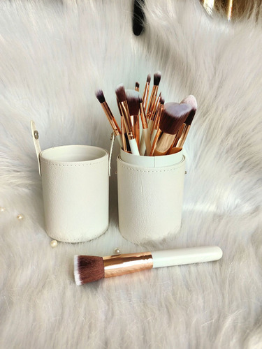Juego De 14 Brochas De Maquillaje, Brochas Para Base, Brocha