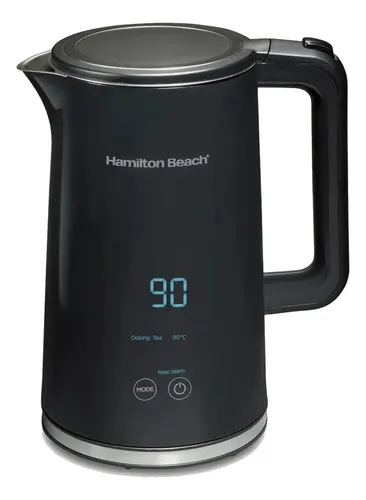 Pava Eléctrica Hamilton Beach Cool-Touch Digital 5 Temp 1,7L 1800W
