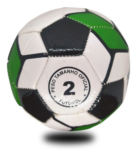 Kit 5 Bolas Nº 2 Mini Jogo Futebol Cores 14cm Futsal Pequena Cor Variadas 3