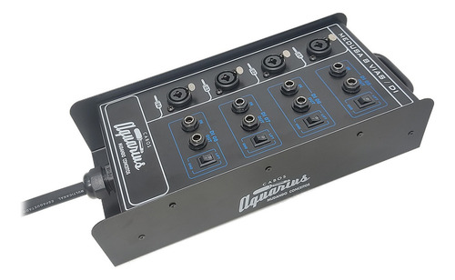Medusa 8 Vias Com 4 Direct Box Cabos Aquarius - 10 Metros