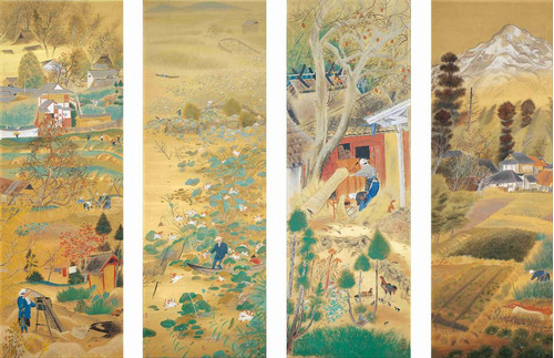 Lienzo Tela Canvas Arte Japón Kyoto Temporadas 50 X 65