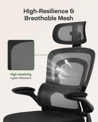 Marsail Silla De Oficina Ergonómica Con Soporte Lumbar
