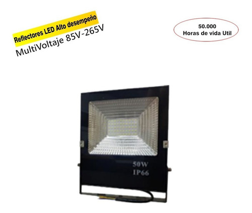 Reflector Led 50w Maxelectric Multivoltaje 85-265v