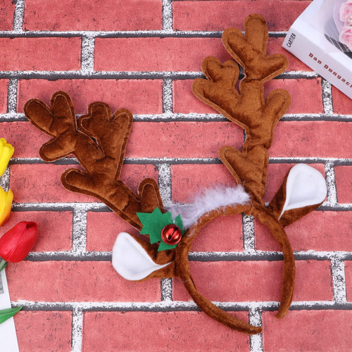 A. Diadema De Reno Navideño Para Niños, 1 Unidad
