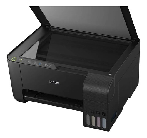 Impressora a cor Epson EcoTank L3150 com wifi preta 110V/220V