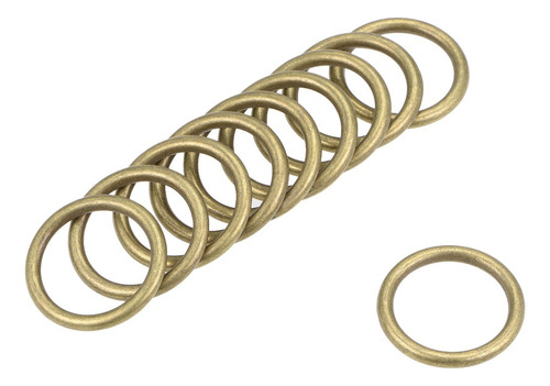 10 Ring Llavero Bronce 0.8 Tóricas Metal For Diy
