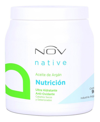 Nutrición Nov Aceite De Argan / Lino / Keratina 980gr