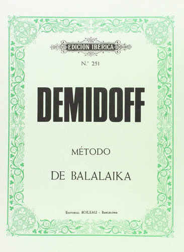 Método De Balalaika  -  Demidoff, Natalia