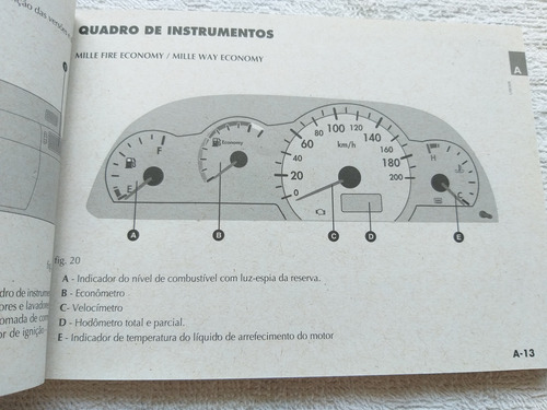 Manual Do Proprietário Do Fiorino - Uno (ano 2011 - Original (Usado)