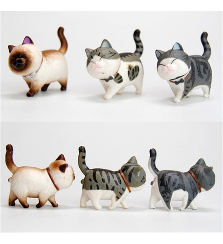 A 10 Piezas Tablero De Coche Muñeca De Gato Juguete