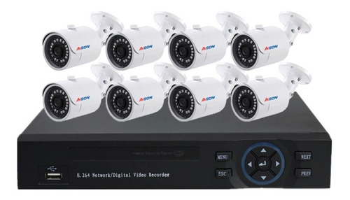 Kit Video Vigilancia Cctv Dvr + 8 Cámaras Ofertaaa Disco 1tb