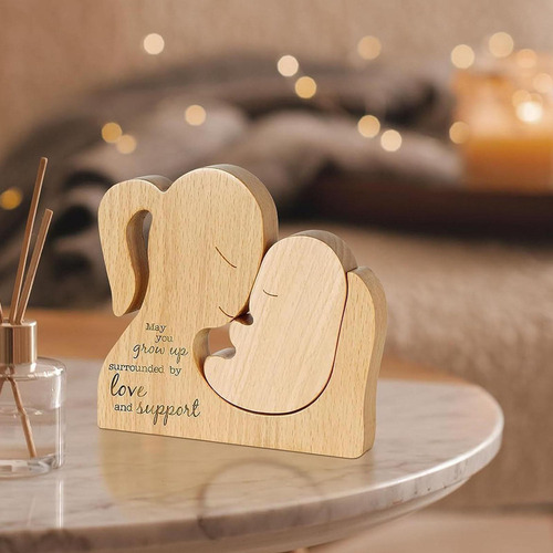 Estatua De Madre Y Bebé, Regalo De Mamá, Letrero De Madera