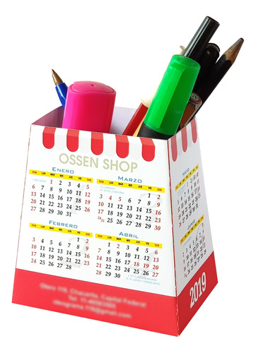 100 Portalapices Color Almanaque Calendario - Personalizado